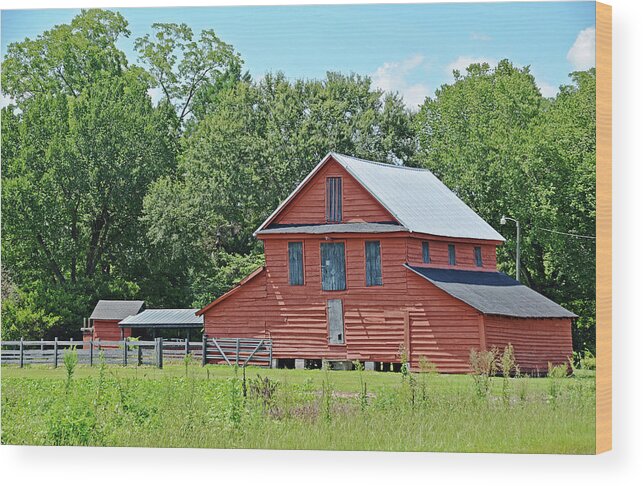 Country Wood Print featuring the photograph Along Highway 403 by Linda Brown