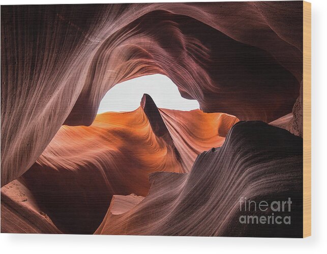 Antelope Canyon Wood Print featuring the photograph Amazing Antelope Canyon by JR Photography