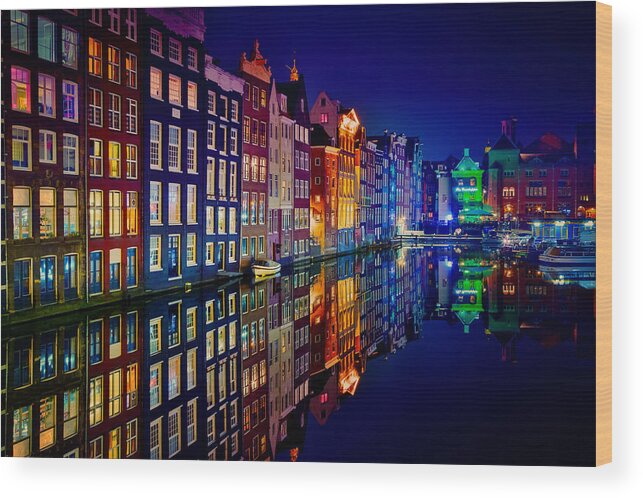 Amsterdam Wood Print featuring the photograph Amsterdam by Juan Pablo Demiguel