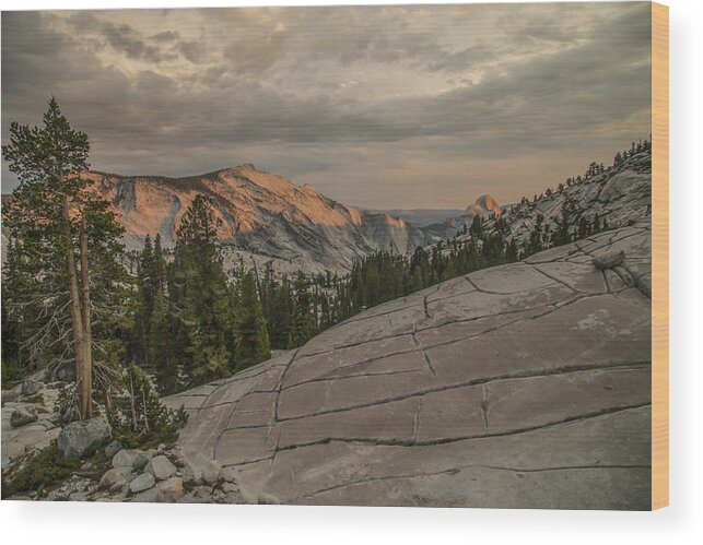 Yosemite Wood Print featuring the photograph An Evening on Olmstead Point - Pt 2 by Doug Scrima