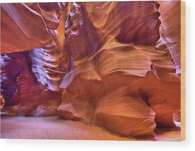 Antelope Canyon Wood Print featuring the photograph Antelope Canyon by Greg Smith