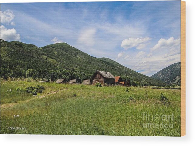 Ashcroft Ghost Town Wood Print featuring the photograph Ashcroft Ghost Town Photo Two by Veronica Batterson