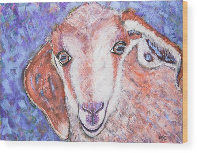 Goat Wood Print featuring the photograph Baby Goat by Natalie Rotman Cote