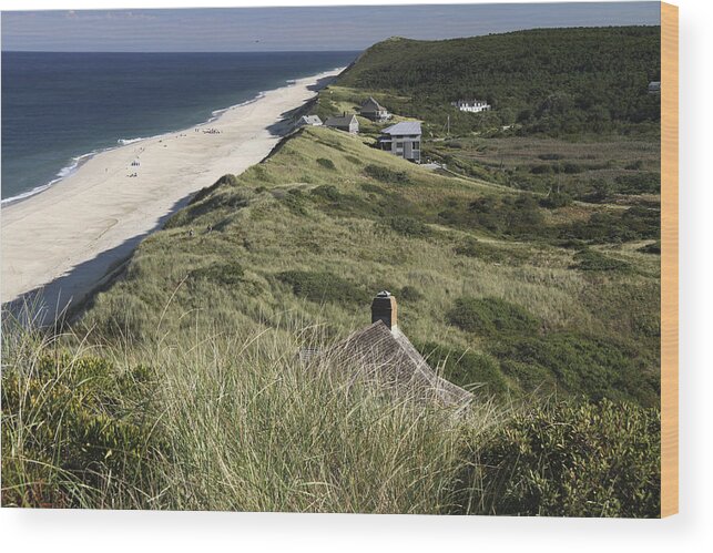 Cape Cod Wood Print featuring the photograph Ballston Beach, Truro by Thomas Sweeney