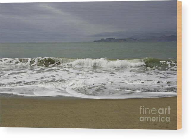 Beach Wood Print featuring the photograph Bay View by Joyce Creswell