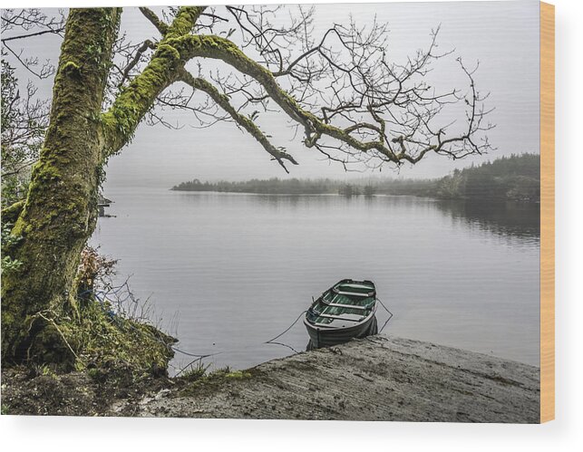 Ireland Wood Print featuring the photograph Beautiful Ballynahinch Lake by WAZgriffin Digital