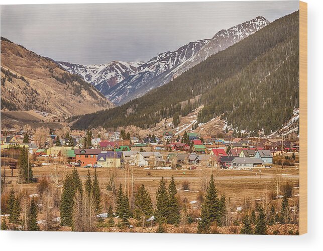 Colorado Wood Print featuring the photograph Beautiful Silverton Colorado by James BO Insogna