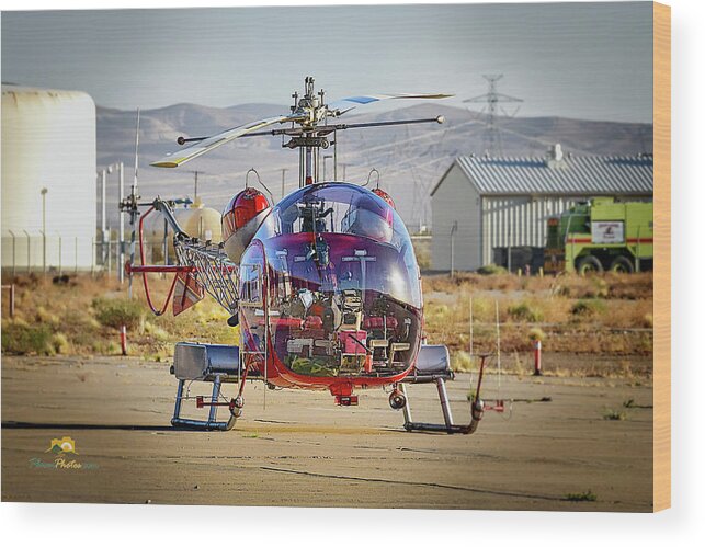 Bell 47 Wood Print featuring the photograph Bell 47 by Jim Thompson