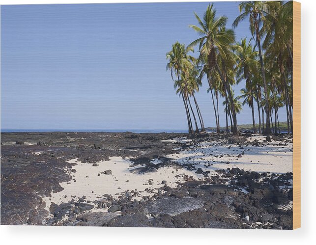 Hawaii Beach Wood Print featuring the photograph Big Island Paradise by Kelley King