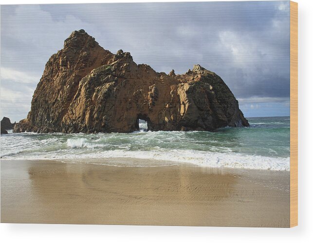 Big Sur Wood Print featuring the photograph Big Sur coastline by Pierre Leclerc Photography
