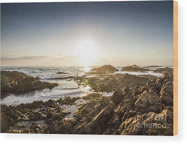 Beach Wood Print featuring the photograph Blue Beach Beauty by Jorgo Photography