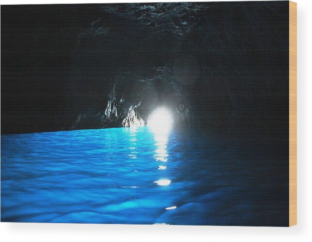 Amalfi Coast Wood Print featuring the photograph Blue Grotto Capri by Donn Ingemie