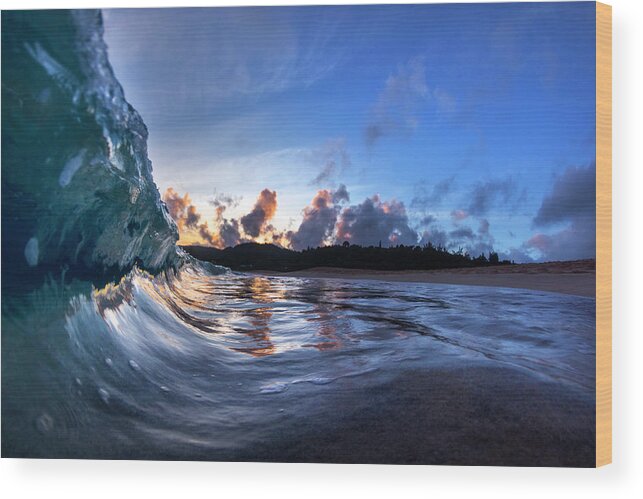 Sunrise Wood Print featuring the photograph Blue Splendor by Sean Davey