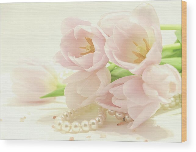 Pink Wood Print featuring the photograph Blush by Holly Ross