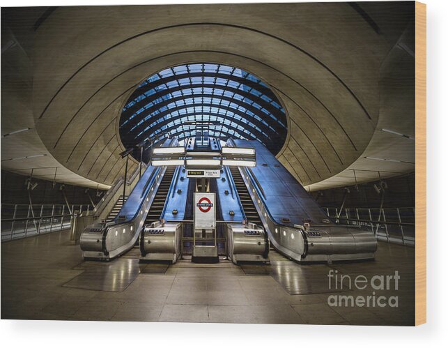 Kremsdorf Wood Print featuring the photograph Bound For The Underground by Evelina Kremsdorf