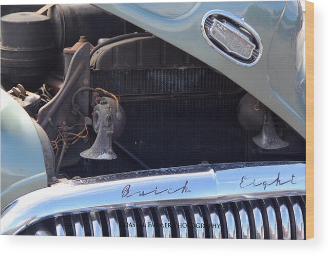 Buick Wood Print featuring the photograph Buick Eight by Becca Wilcox