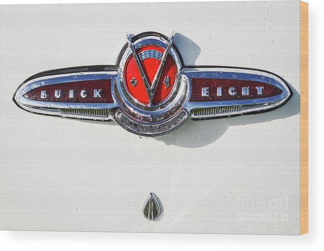 1953 Wood Print featuring the photograph Buick V Eight by Dennis Hedberg