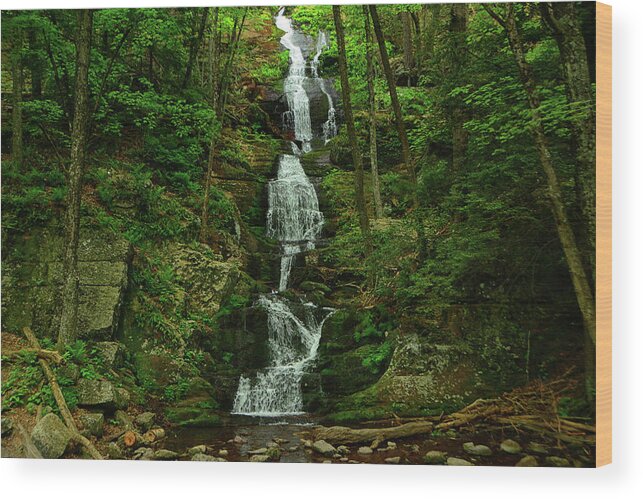 Buttermilk Falls Wood Print featuring the photograph Buttermilk Falls 4 by Raymond Salani III