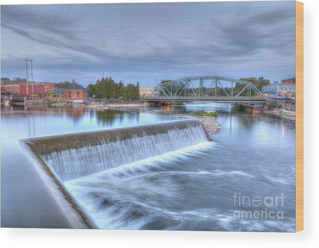 Bridges Wood Print featuring the photograph B'ville Bridge by Rod Best