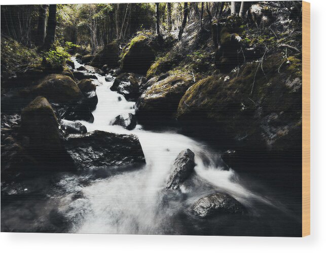  Wood Print featuring the photograph Canyon Stream by Digital Art Cafe