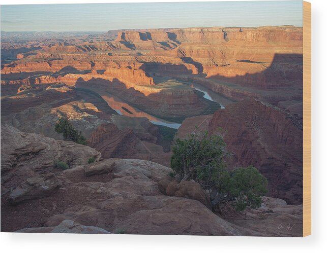 Utah Wood Print featuring the photograph Canyon Sunrise by Aaron Spong