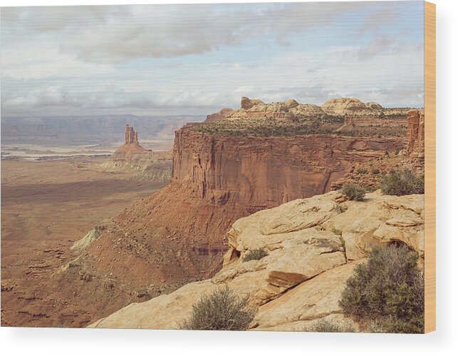 Candle Wood Print featuring the photograph Canyonlands Candlestick by Peter J Sucy