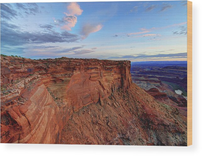 Canyonlands Delight Wood Print featuring the photograph Canyonlands Delight by Chad Dutson