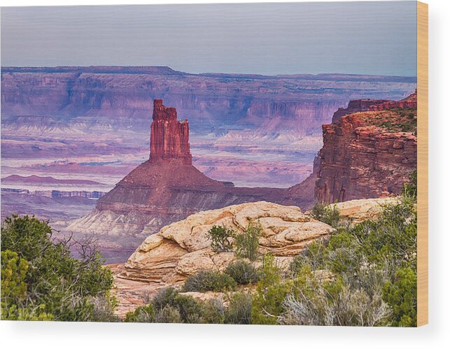 Canyonlands Wood Print featuring the photograph Canyonlands Utah Views by James BO Insogna