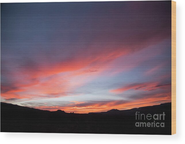 Capital Reef National Park Wood Print featuring the photograph Capital Reef Sunset by Cindy Murphy - NightVisions
