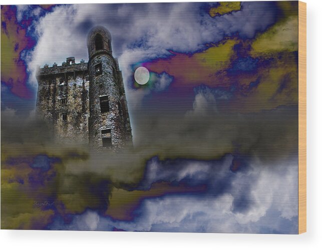 �sharon Popek Wood Print featuring the photograph Castles in the Sky by Sharon Popek