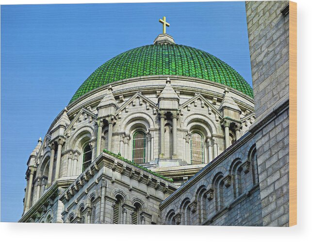 Cathedral Wood Print featuring the photograph Cathedral Basilica of Saint Louis Study 7 by Robert Meyers-Lussier