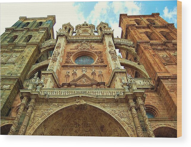 Astorga Wood Print featuring the photograph Cathedral of Astorga by HweeYen Ong