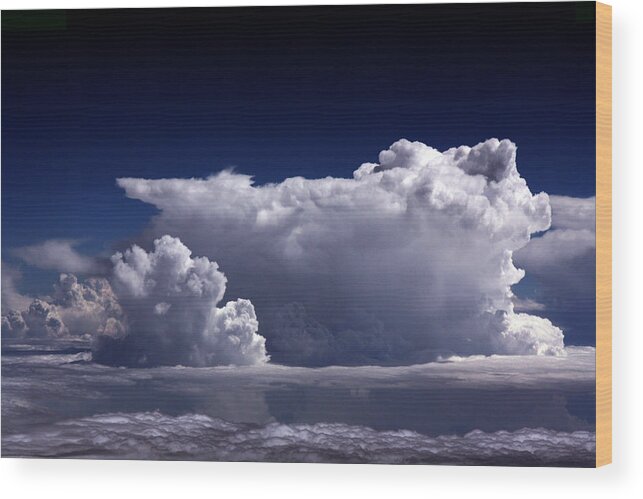 Cloud Photos Wood Print featuring the photograph Cb6.252 by Strato ThreeSIXTYFive