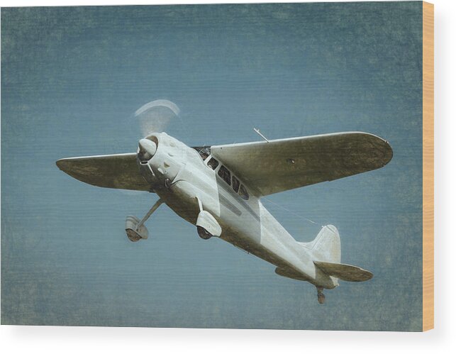 Cessna Wood Print featuring the photograph Cessna 195 by James Barber