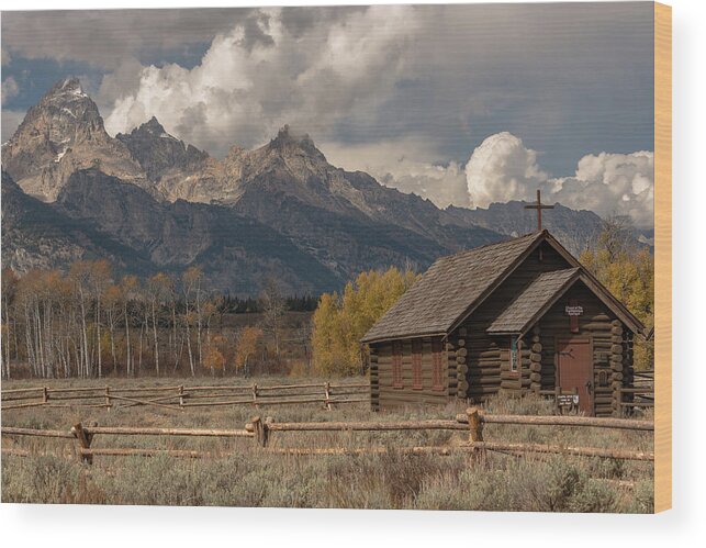 Chapel Wood Print featuring the photograph Chapel of the Transfiguration by Chuck Jason