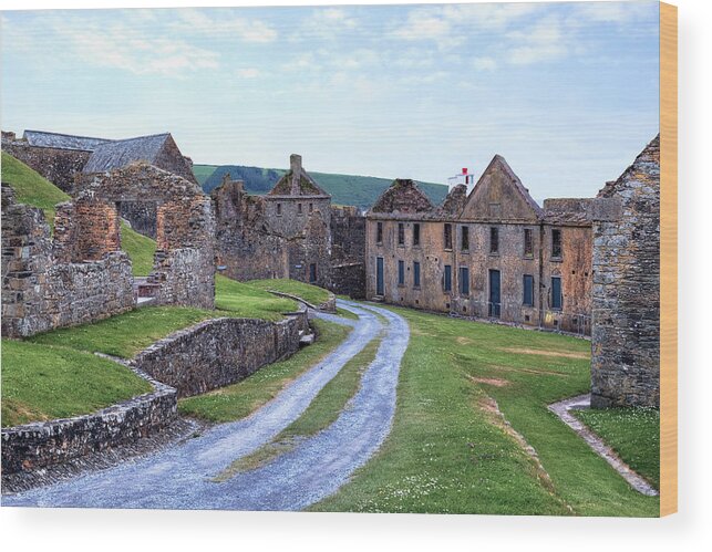 Charles Fort Wood Print featuring the photograph Charles Fort - Ireland by Joana Kruse