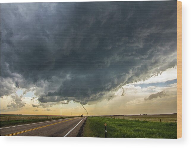 Nebraskasc Wood Print featuring the photograph Chasing Naders in Wyoming 035 by NebraskaSC