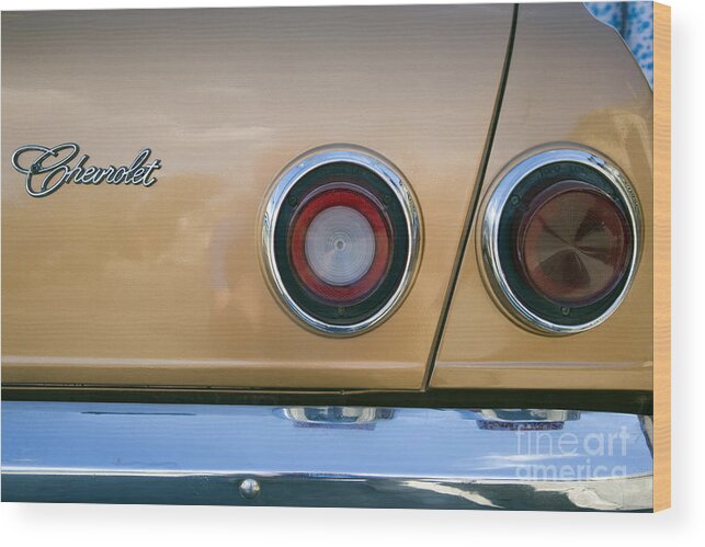 Car Wood Print featuring the photograph Chevrolet by Steve Outram