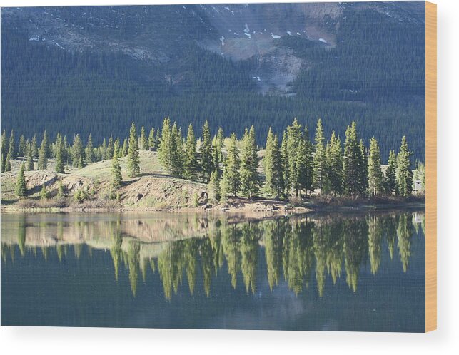 Colorado Wood Print featuring the photograph Chiaroscuro by Eric Glaser