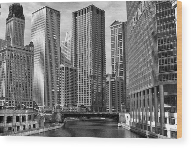 Chicago Wood Print featuring the photograph Chicago River by Jackson Pearson