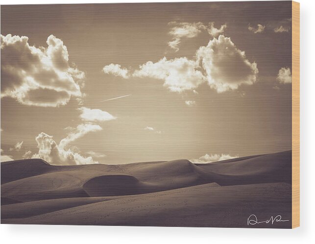 Canon 7d Mark Ii Wood Print featuring the photograph Chocolate Dunes by Dennis Dempsie