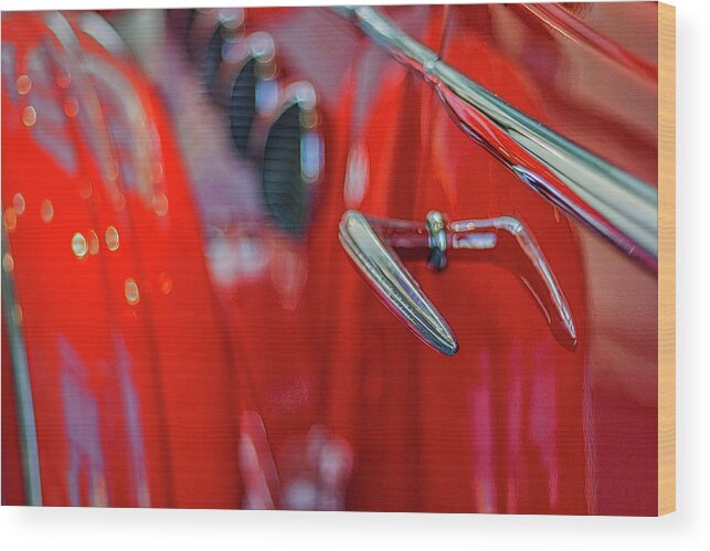 Lasalle Wood Print featuring the photograph Classic Buick LaSalle Details by Stuart Litoff