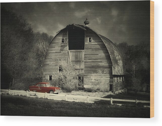 Barn Wood Print featuring the photograph Classic Chevrolet by Julie Hamilton