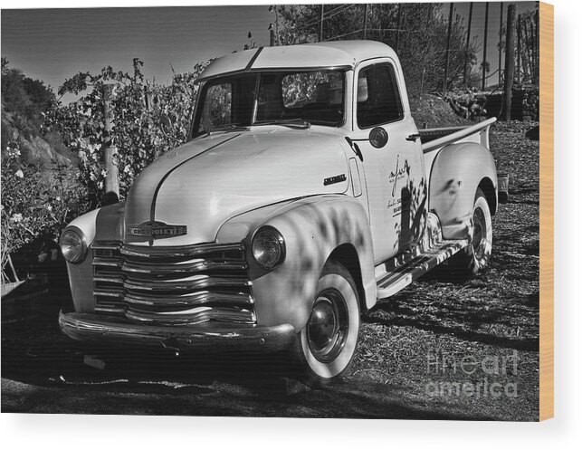 Classic-truck Wood Print featuring the photograph Classic Chevy Truck by Kirt Tisdale