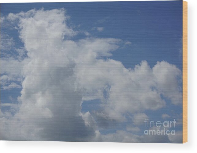  Clouds Wood Print featuring the photograph Clouds by Jimmy Clark