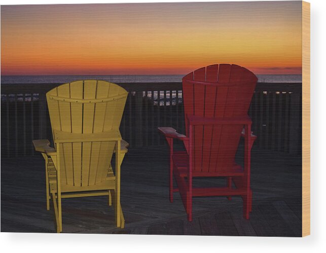 Coastal Life Wood Print featuring the photograph Coastal Mornings by Nicole Lloyd