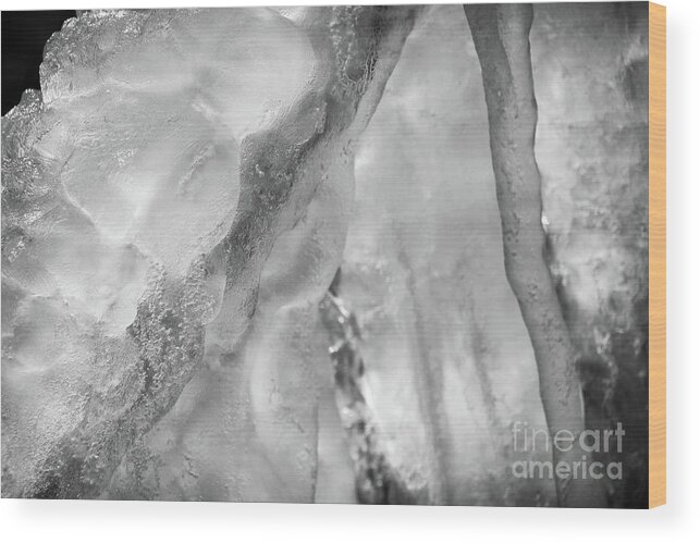 Crystal Wood Print featuring the photograph Cold as Ice by Karen Adams