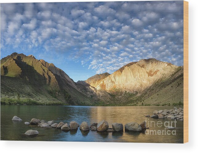 Convict Lake Wood Print featuring the photograph Convict Lake by Anthony Michael Bonafede