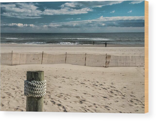 Beach Wood Print featuring the photograph Coopers Beach by Cathy Kovarik