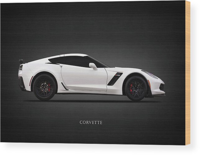Chevrolet Corvette Wood Print featuring the photograph Corvette Z06 by Mark Rogan
